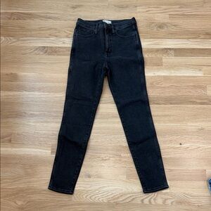 Madewell Black Skinny Jeans - Women's High-Rise